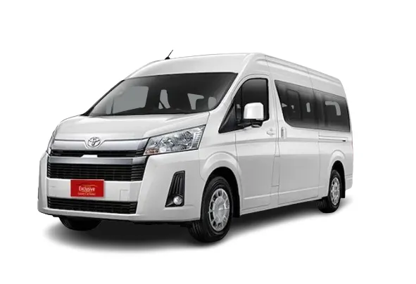 รถยนต์ Toyota Commuter จากบริษัท เช่ารถรังสิต Exclusive car rental