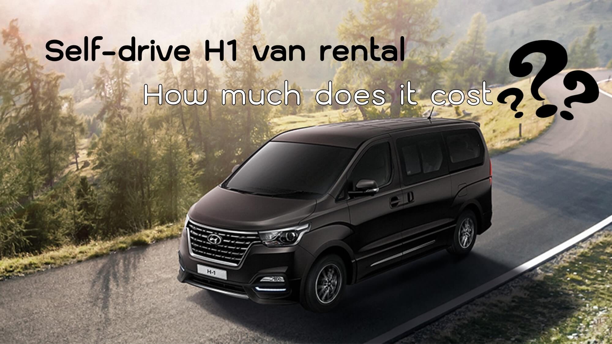 Rent a self-drive H-1 van