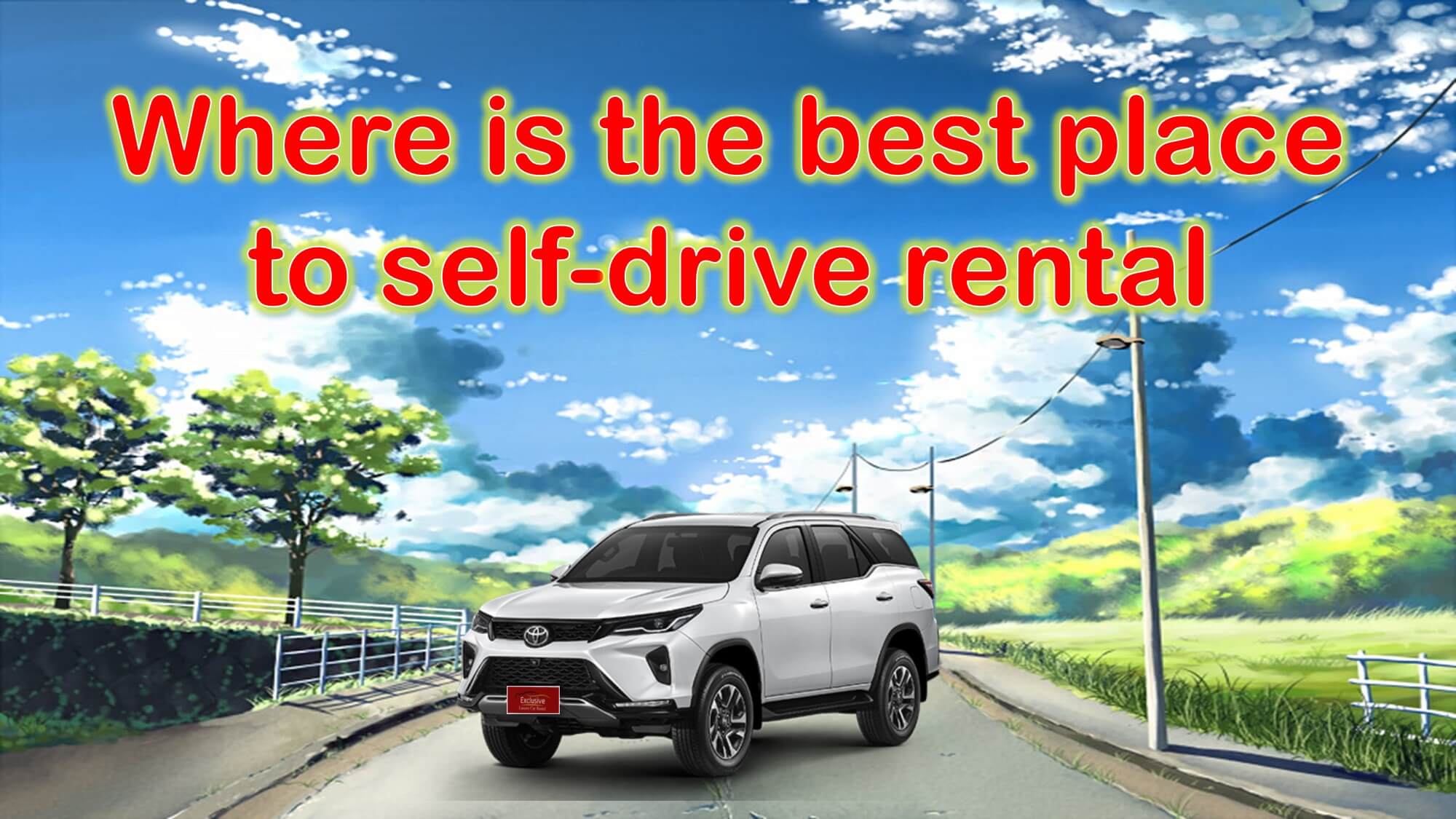 Where is the best place to rent a car to drive yourself: compare 5 rental companies