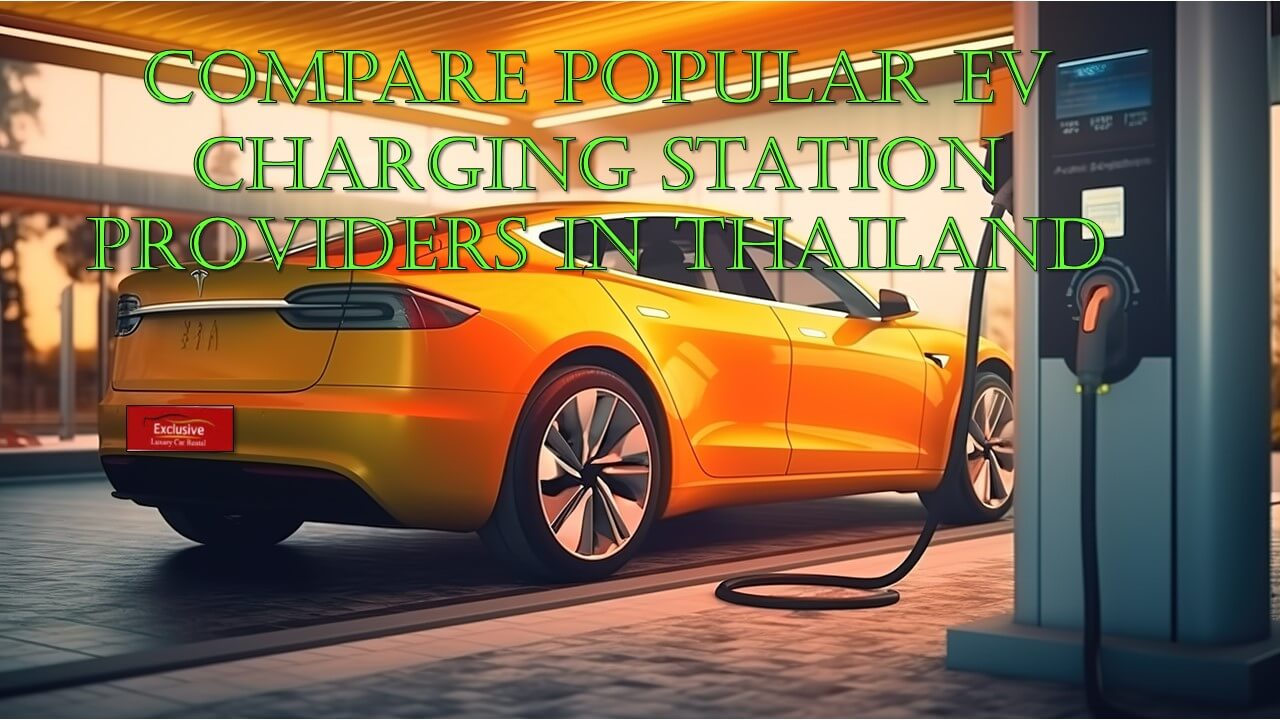 Compare popular EV charging station providers in Thailand