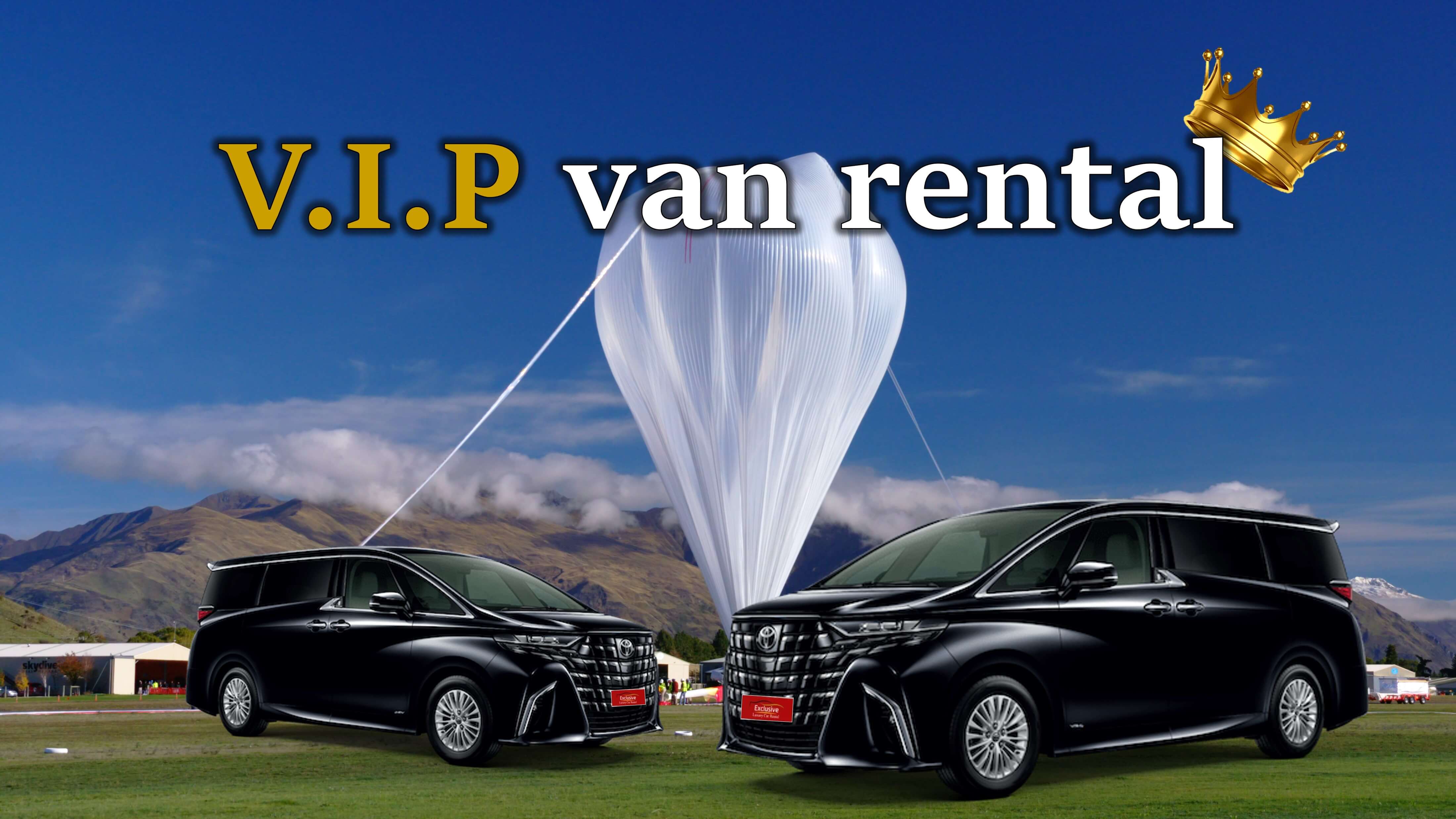 How much does it cost to rent a VIP van for self-drive or with a driver to travel to other provinces? VIP van