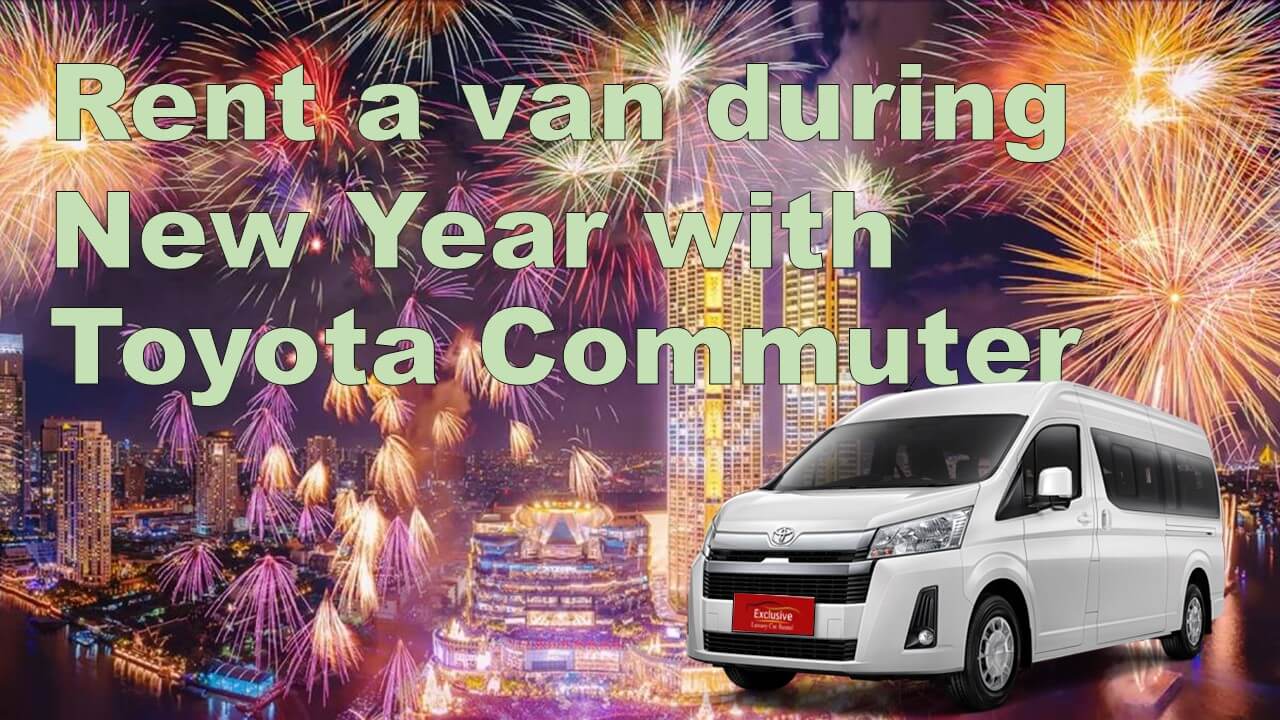 Rent a van during New Year with Toyota Commuter