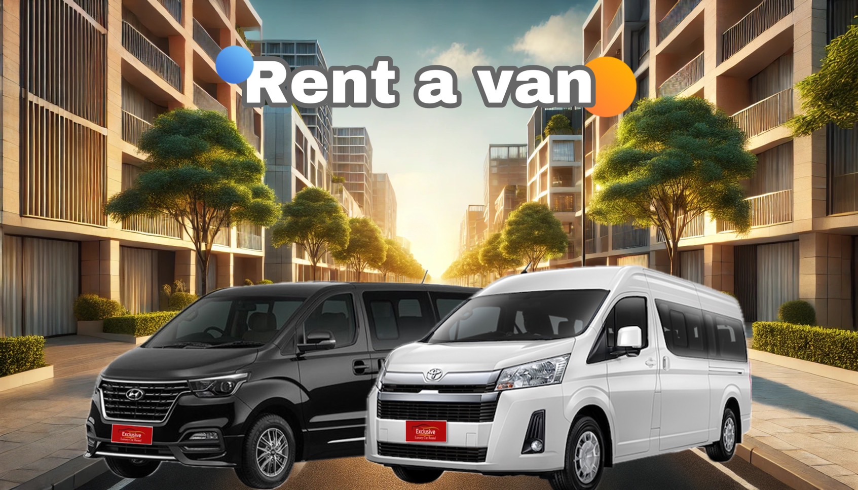 Rent a VIP van for a family trip. or traveling in large groups