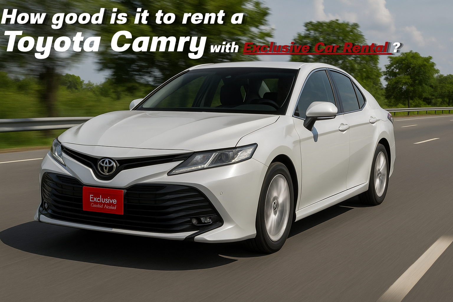 เช่า Toyota Camry กับ Exclusive Car Rental ดีอย่างไร?