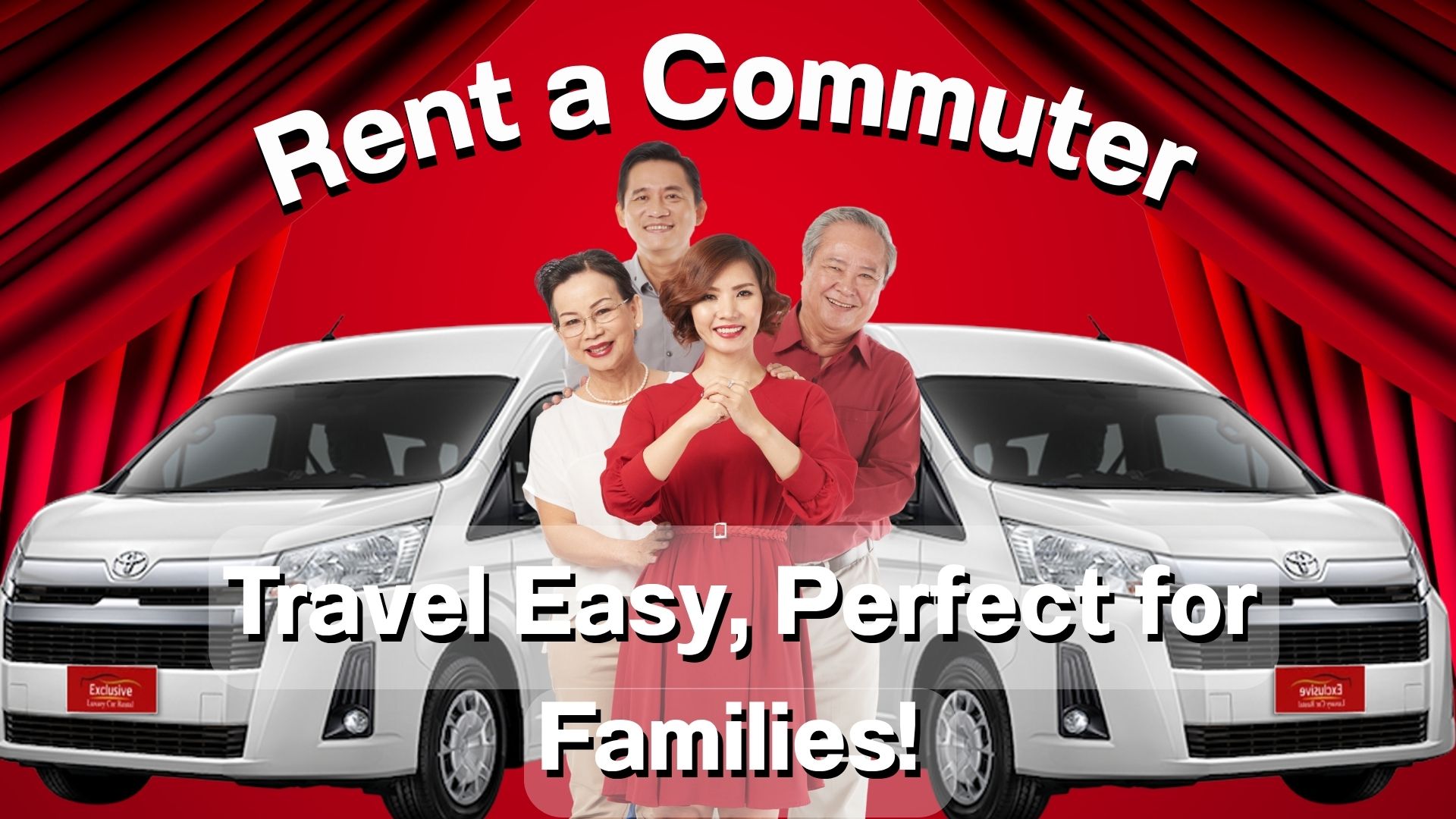 เช่ารถตู้ Commuter ลุยทุกทริป เดินทางสบายทั้งครอบครัว กับ Exclusive Car Rental