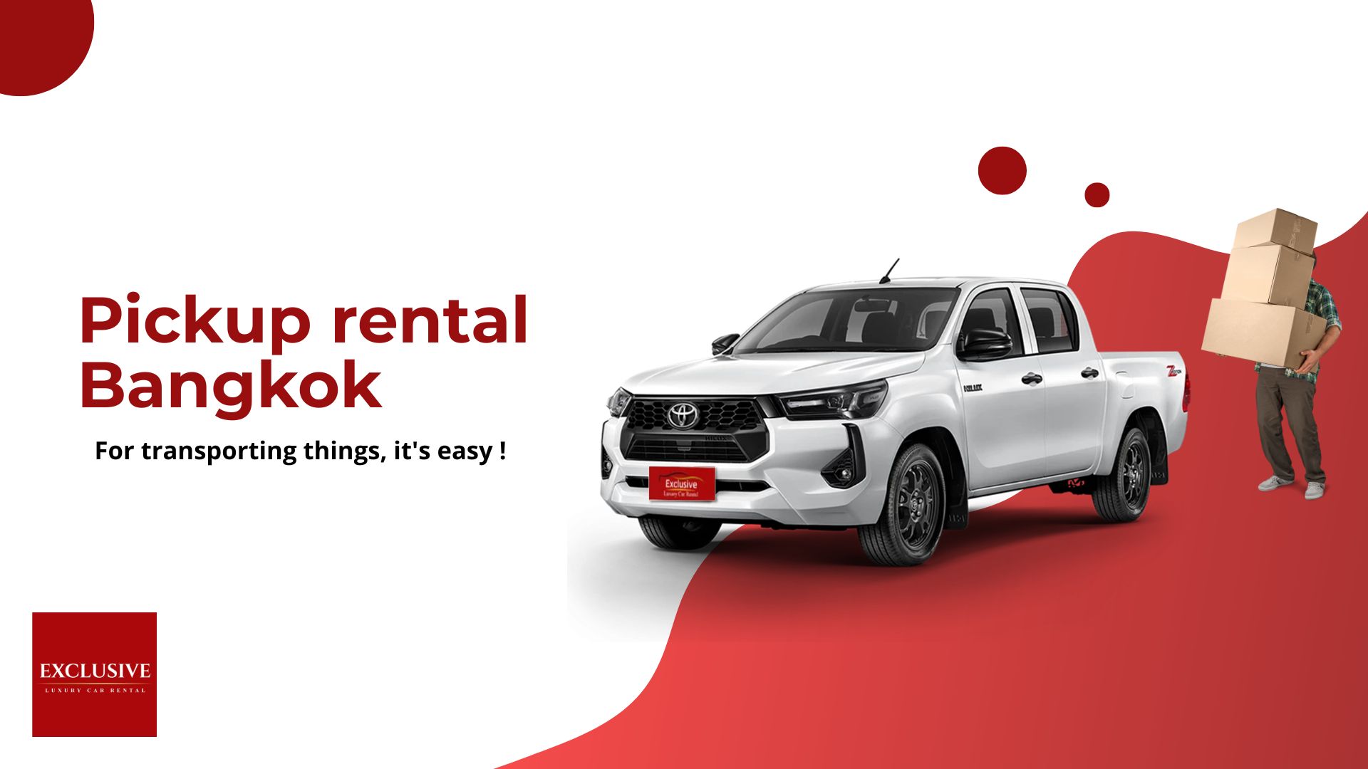 Pickup truck rental in Bangkok