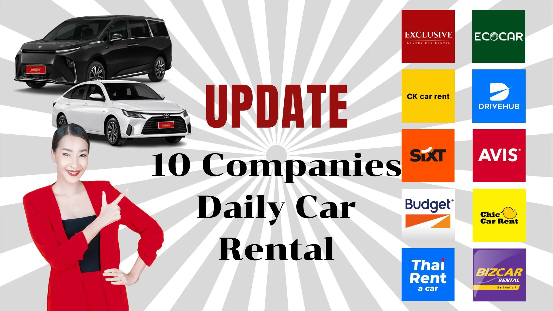 10 daily car rental companies