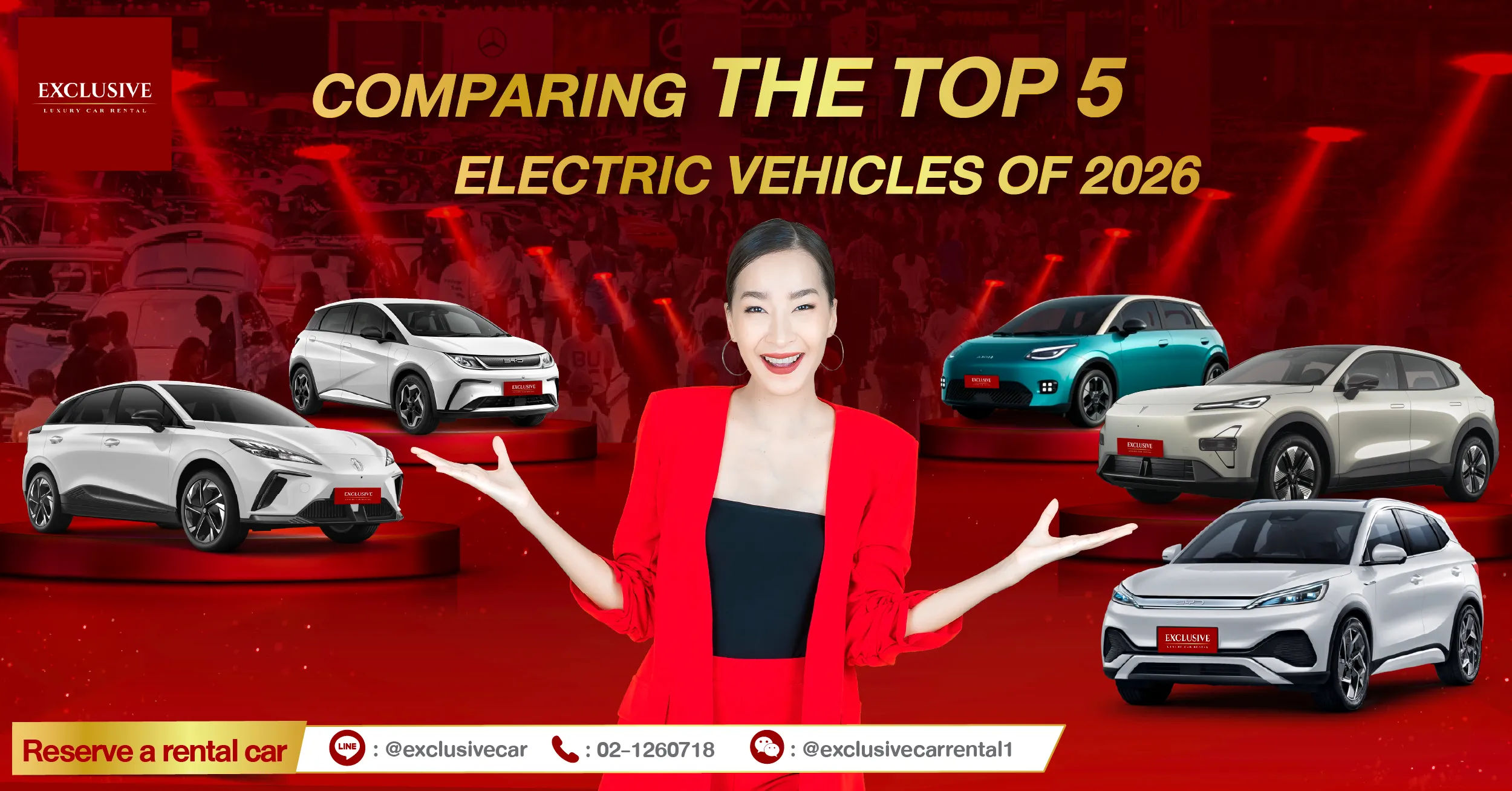 Which brand of electric car is good? Compare 5 popular electric car brands in Thailand in 2025
