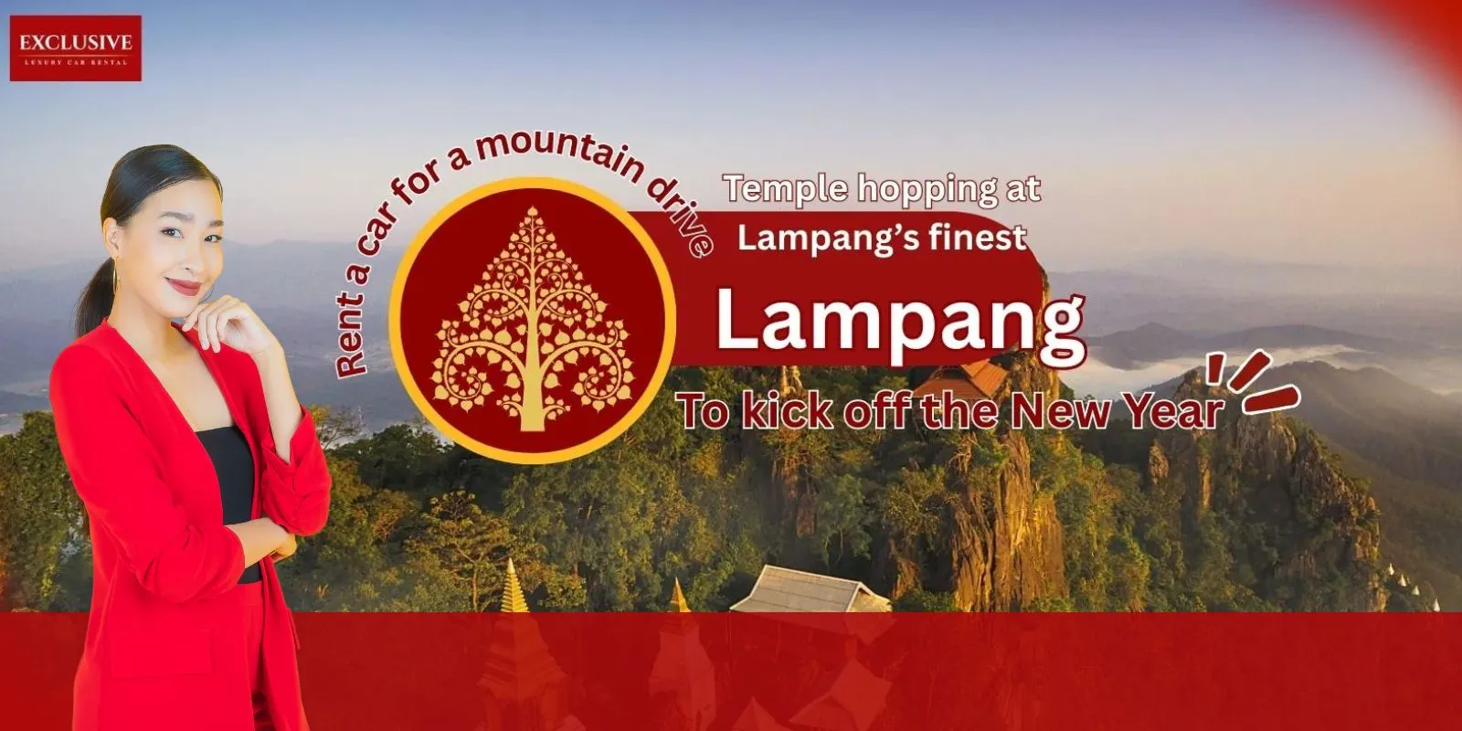 Wat Phrabat Pu Pha Daeng{sbquo} Lampang Province