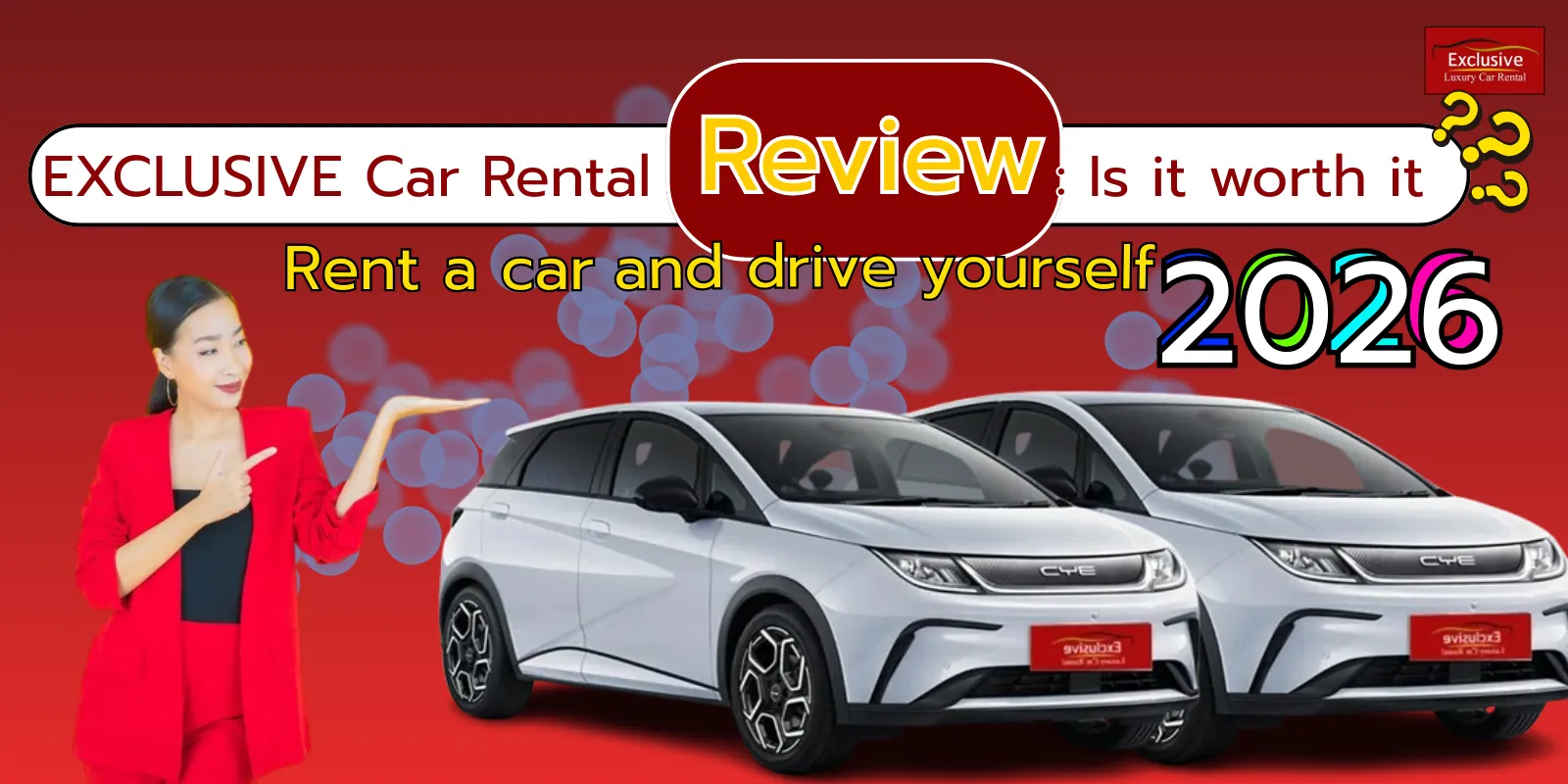 Picture of EXCLUSIVE Car Rental{apos}s car with caption: Is renting a car with EXCLUSIVE Car Rental good? Self-drive car rental review 2026