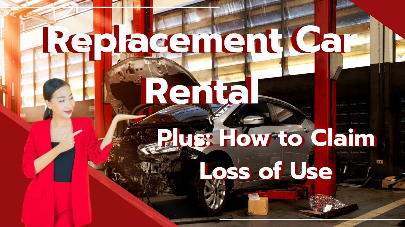 Budget car rental during repair with garage delivery. Get your {apos}Loss of Use{apos} claim guide!
