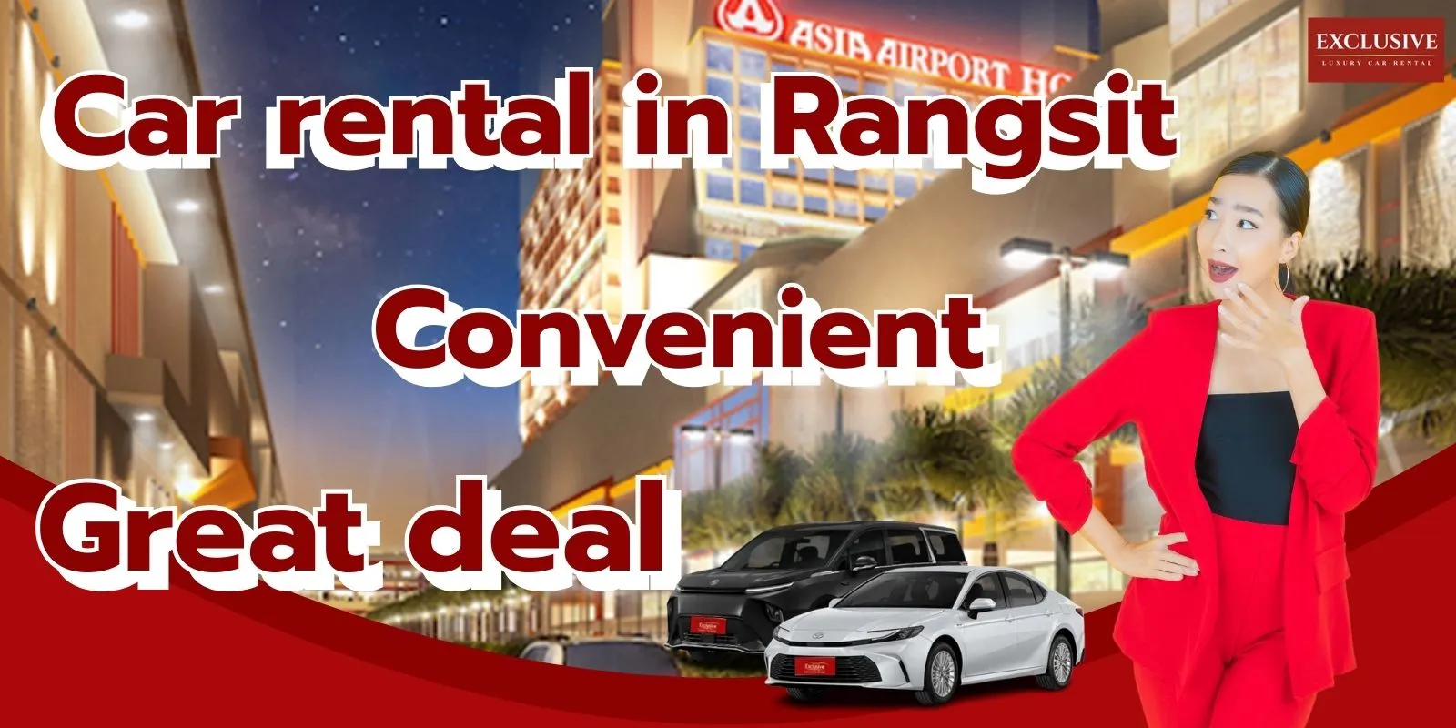 Car rental in Rangsit without hassle: Introducing convenient and worthwhile car rental services