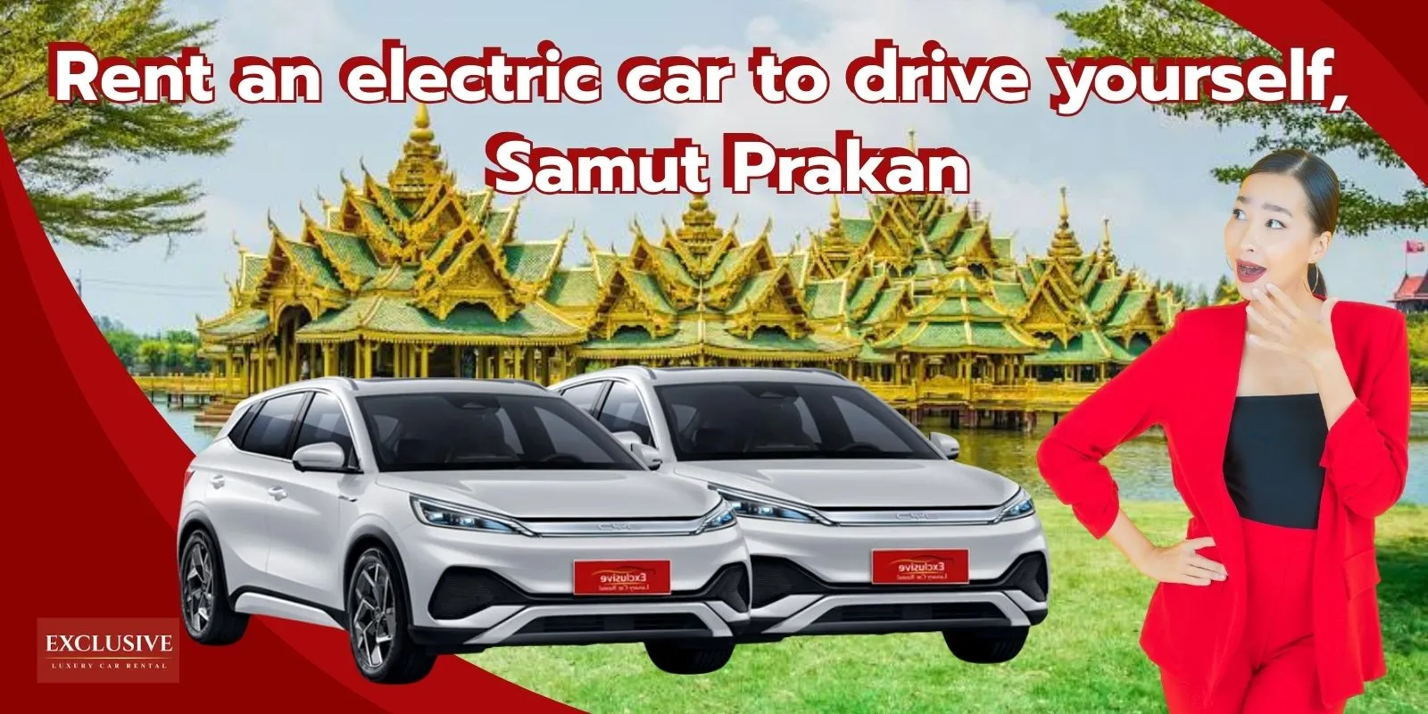 Rent an electric car to drive yourself{sbquo} Samut Prakan