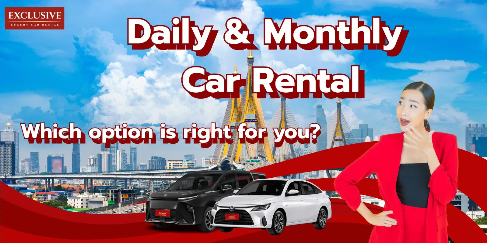 Daily or monthly car rental: Choose the one that suits your lifestyle
