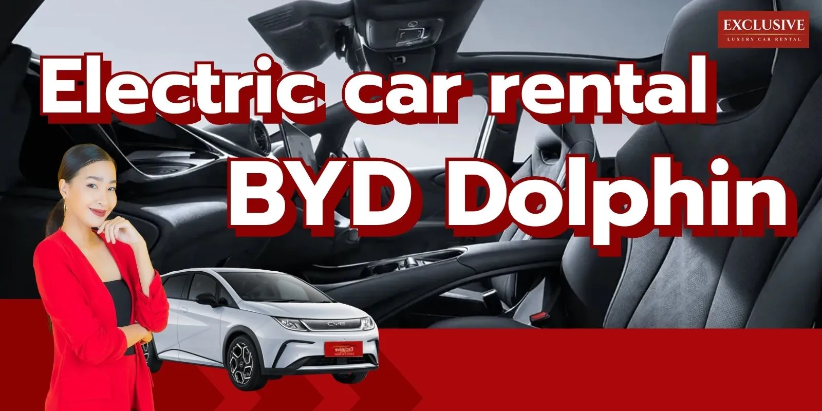 Electric car rental BYD Dolphin What{apos}s interesting 