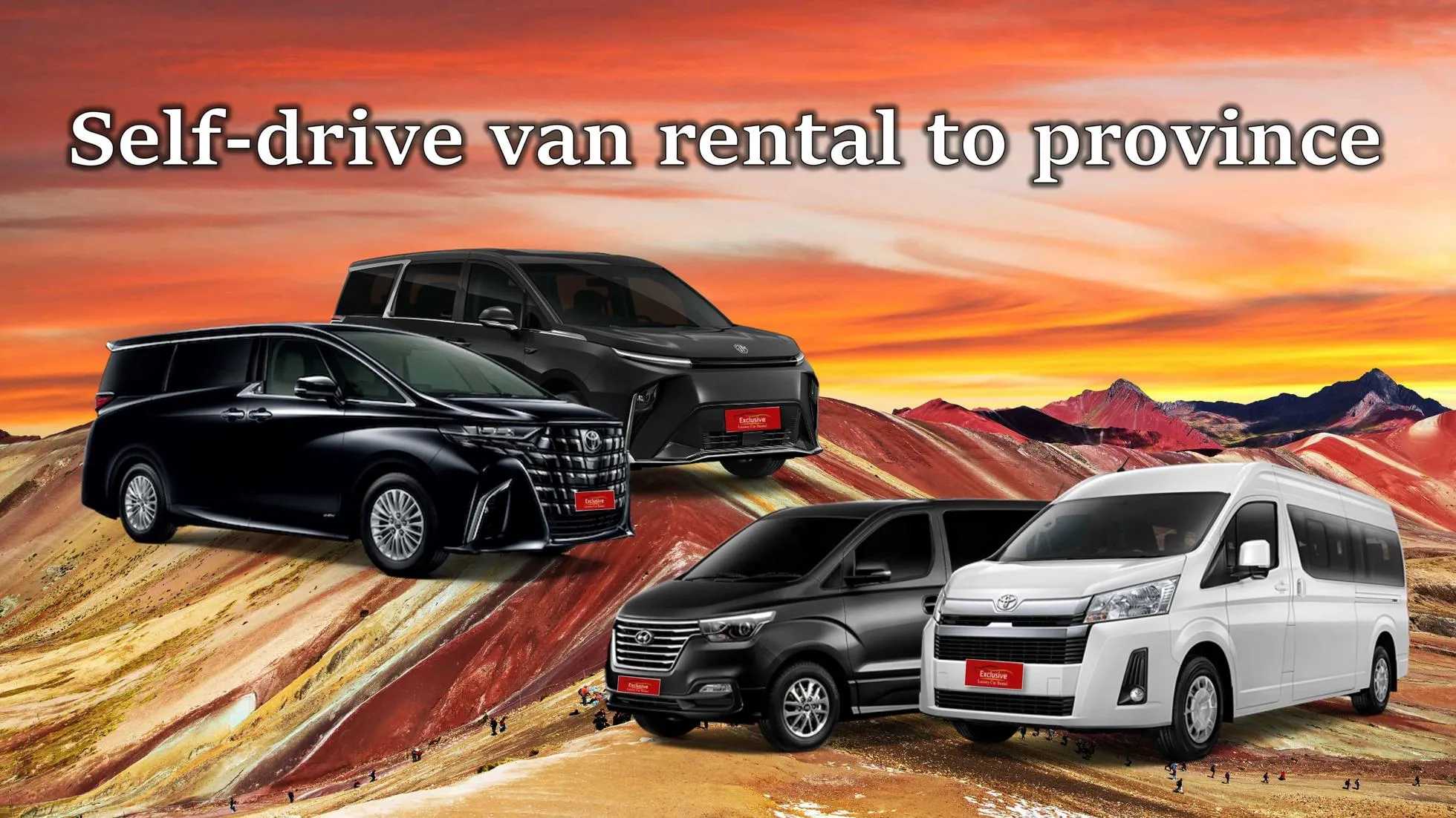 Recommend self-drive van rental service to travel