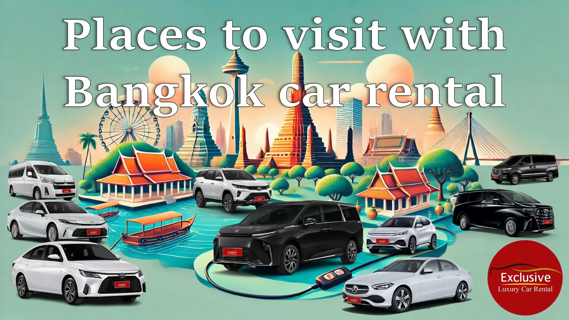 Recommend places to visit with self-drive Bangkok car rental