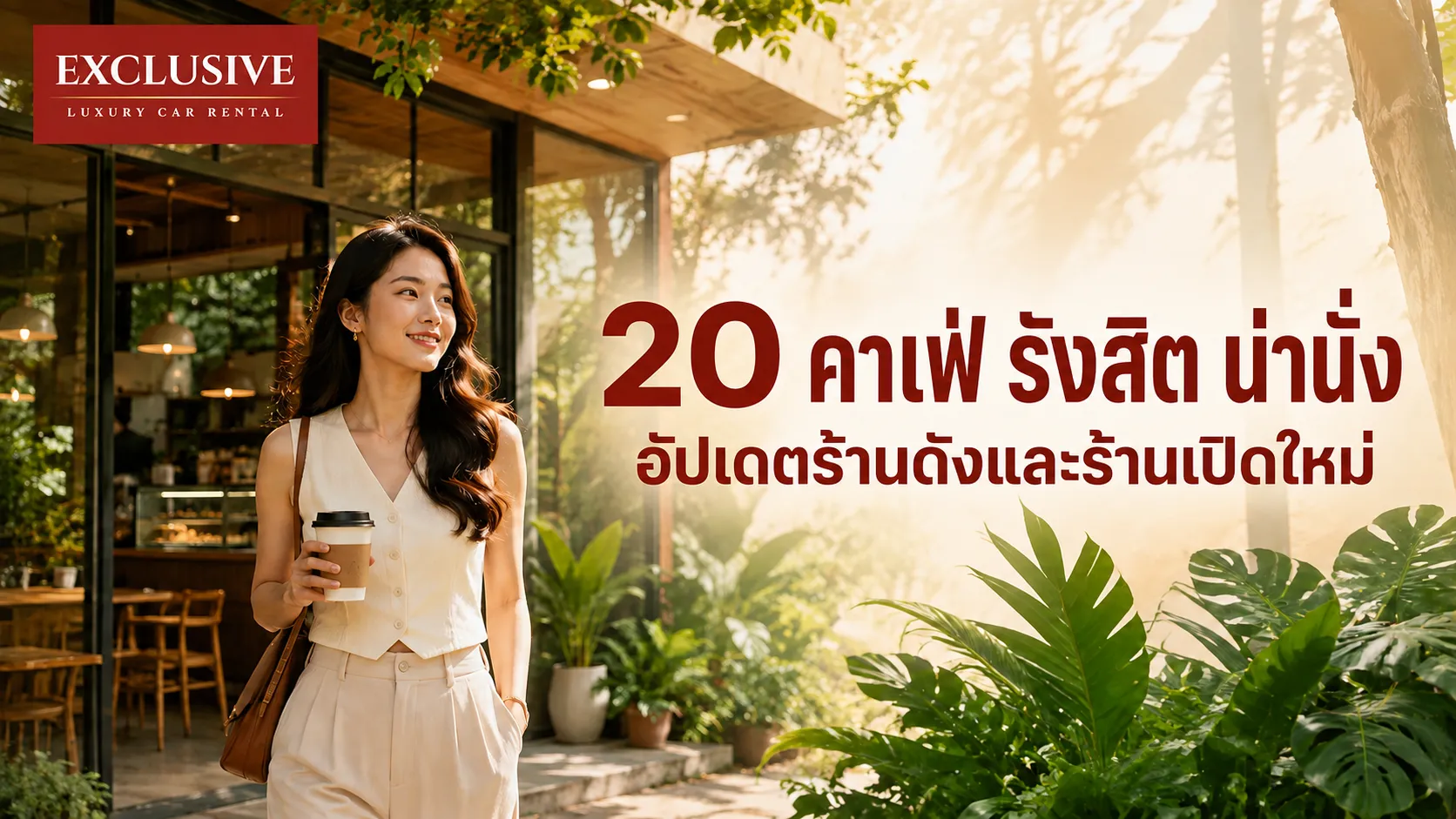 20 คาเฟ่ รังสิต น่านั่ง อัปเดตร้านดังและร้านเปิดใหม่