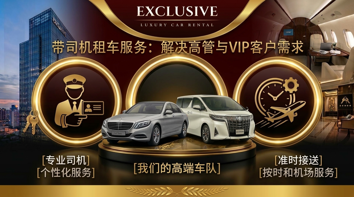 Exclusive Car Rental VIP 高级管理人员专属带司机租车服务
