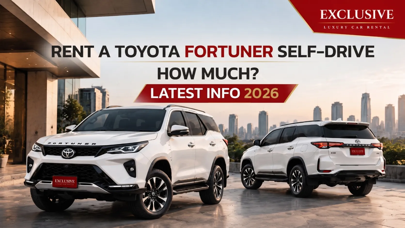 Rent a Toyota Fortuner