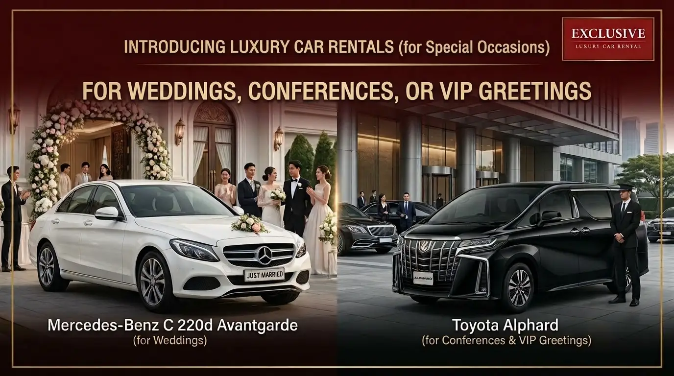 Luxury Car Rental Recommendations for Special Occasions, Weddings, Business Meetings, or Welcoming VIP Guests. Luxury Car Rental Recommendations for Special Occasions{sbquo} Weddings{sbquo} Business Meetings{sbquo} or Welcoming VIP Guests.