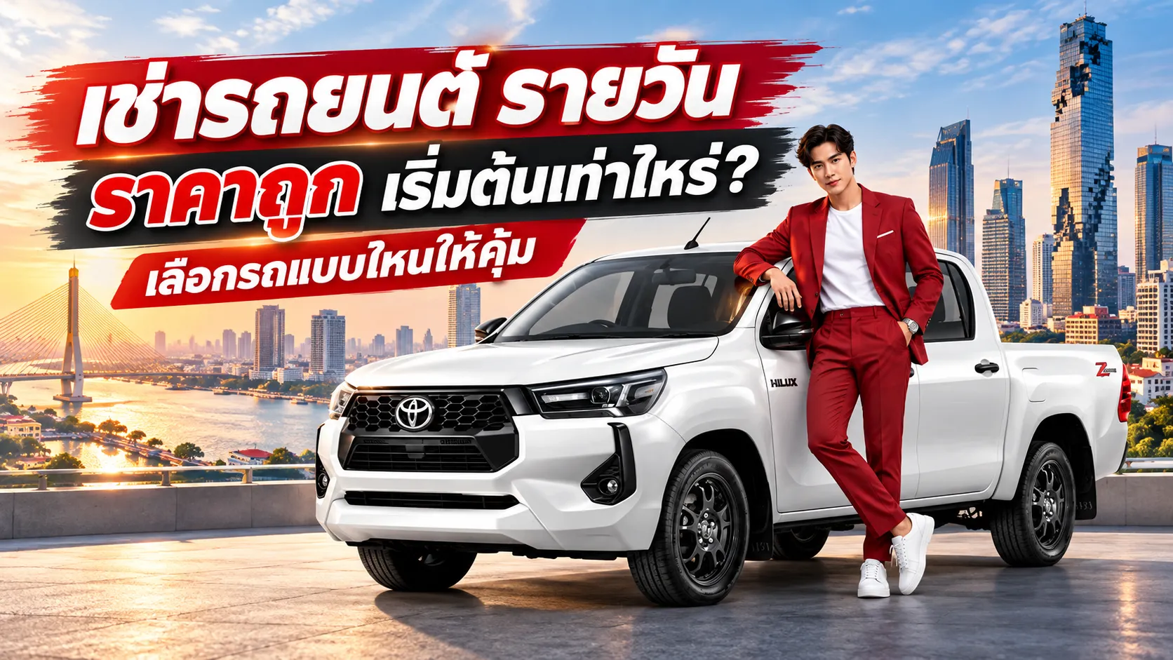 เช่ารถยนต์ รายวัน ราคาถูก เริ่มต้นเท่าไหร่? เลือกรถแบบไหนให้คุ้ม