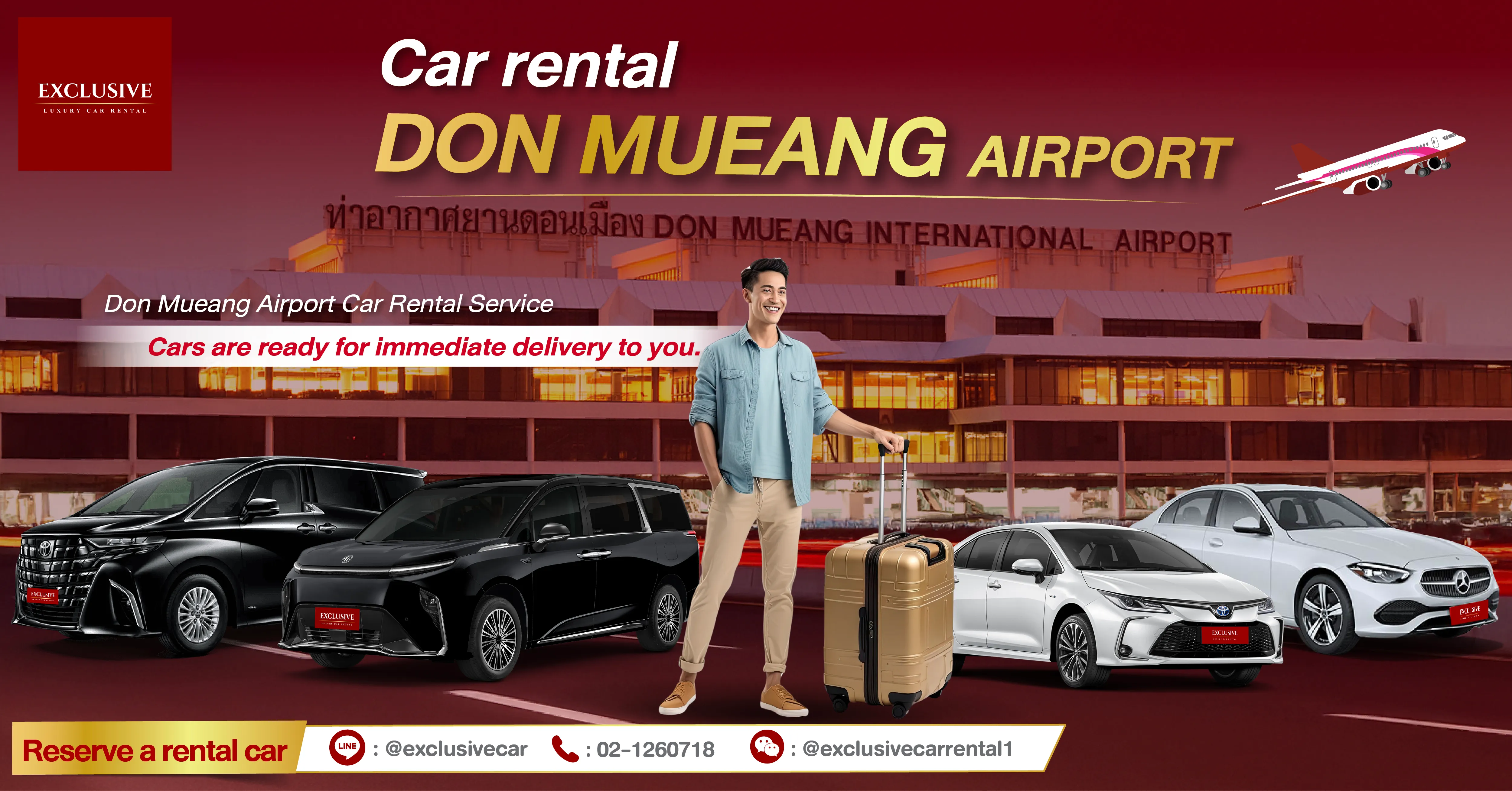 Car rental Don Mueang Airport