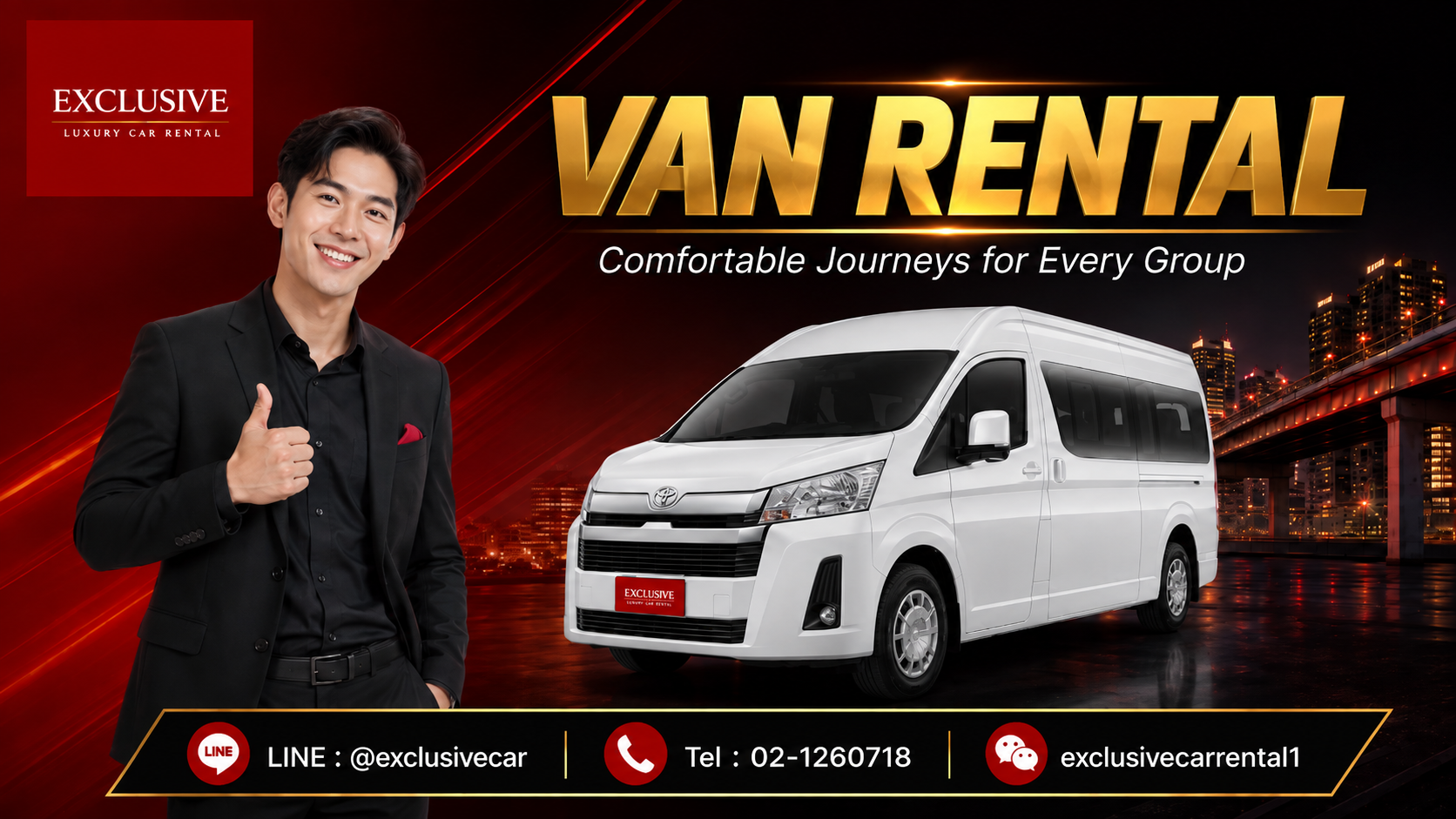 Self-Drive Van Rental Bangkok | Daily {amp} Monthly Rentals Available