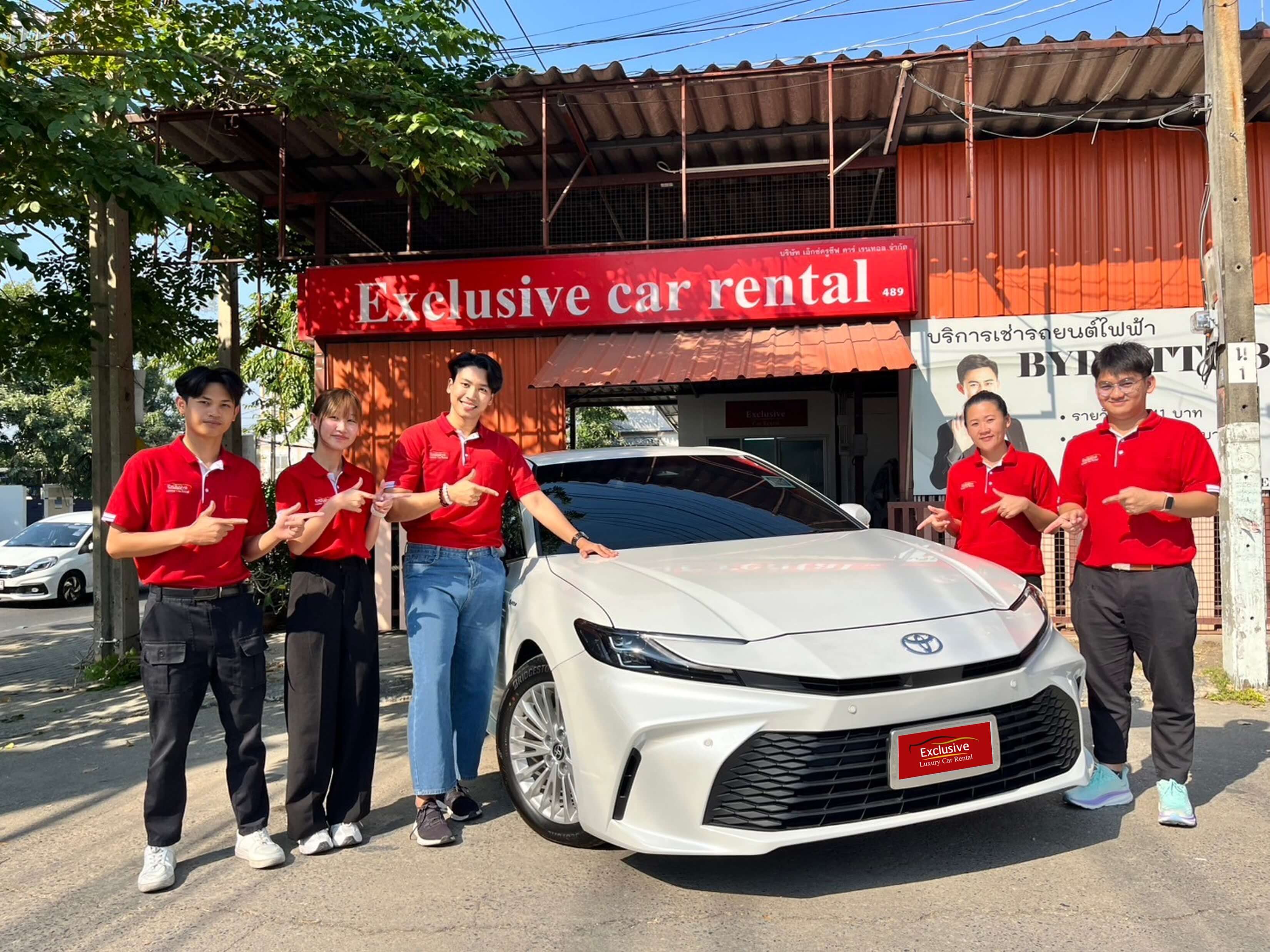 บริการเช่ารถ Camry กับร้านเช่ารถ Exclusive บริการเช่ารถใกล้ฉัน